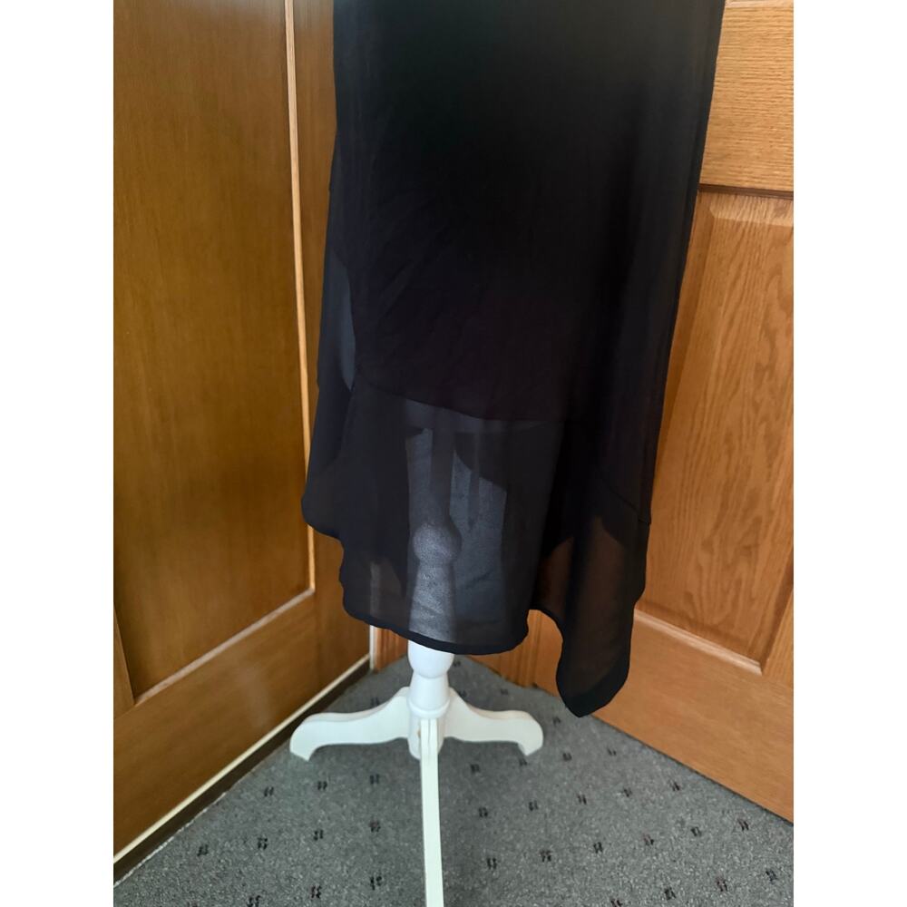 August Moon Light Weight Black Cardigan Size Large - Picture 2 of 6
